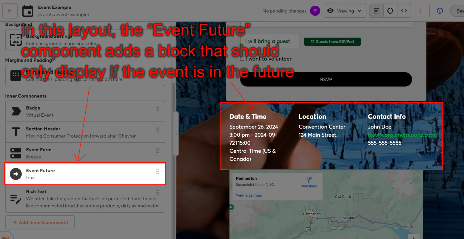 The Event Future Block